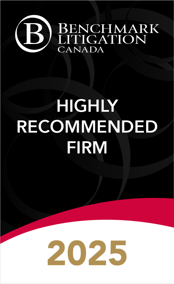 Benchmark ranked Highly Recommended Firm 2025 rosette