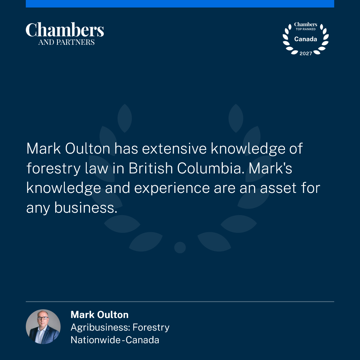 Mark has extensive knowledge