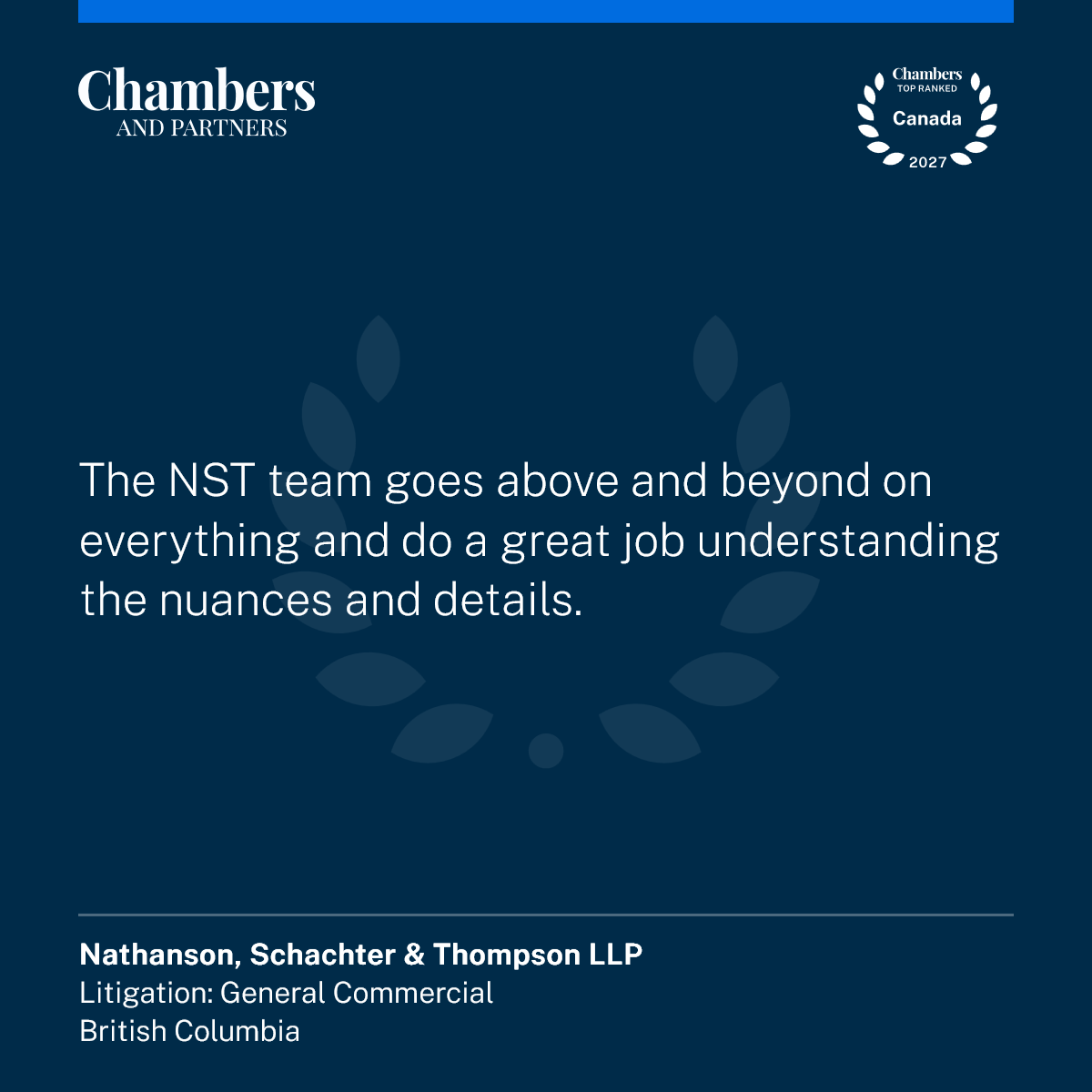 NST goes above and beyond