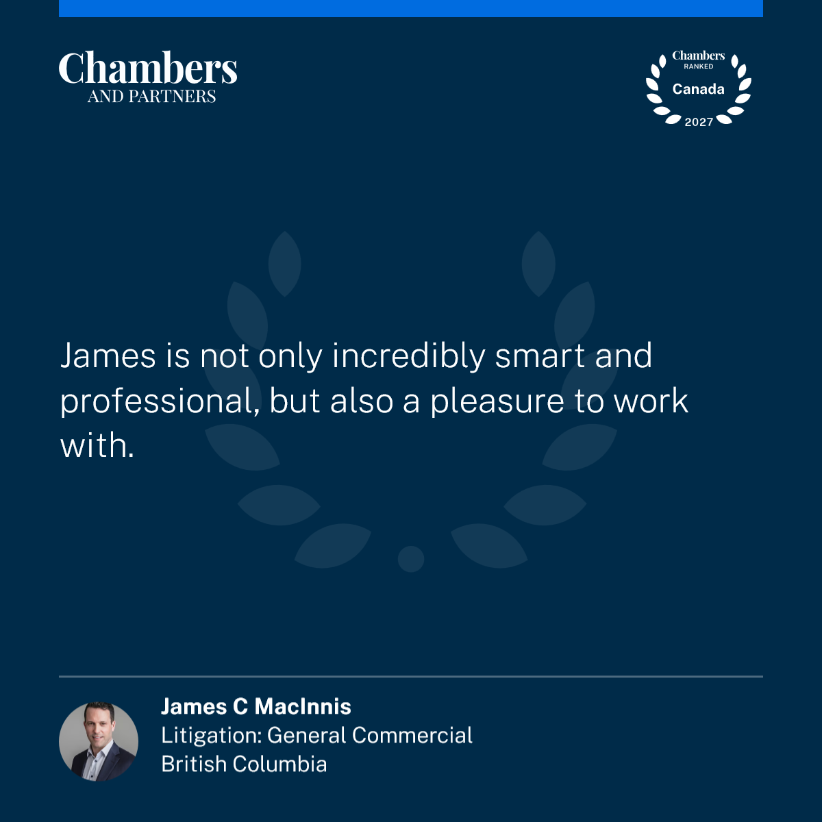 James is incredibly smart
